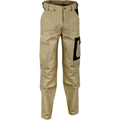 FPLUS ropa pantalon algodon dublin beige t54-v052 , ropa pantalon algodon dublin beige t54-v052