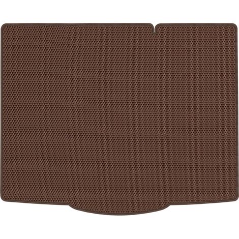 Alfombrilla de maletero de EVA para Ford Focus IV Hatchback a partir de 2018, diseño de panal de abeja - Marrón (1/5)