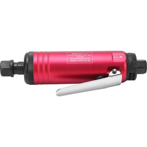 Meuleuse pneumatique 20 000 tr/min, mini, compacte, courte et puissante, outil de polissage avec pince de 3 mm et 6 mm, style européen