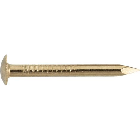 Pointes tête ronde laiton, diamètre 1,5 mm, longueur 18 mm, sachet de 1 kg - ATS (1/2)