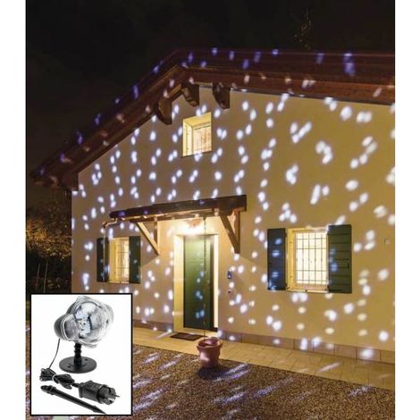 Projecteur de façade effet chute de neige blanc froid 12V 3W extérieur IP44 Lotti (1/5)