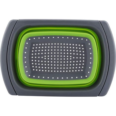 1 Passoire, silicone, pliable, rétractable, 39x26,5 cm, cuisine (1/5)