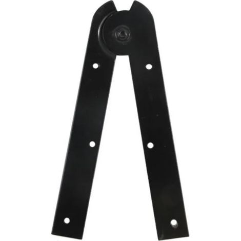 CERNIERA NERA PER SCALE DA AVVITARE MM 200 X 28 MM (1/2)