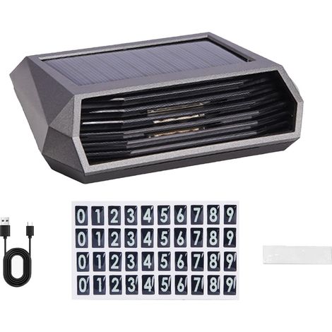 Purificateur d'air pour voiture  Purificateur d'air de bureau automatique à énergie solaire – Petit purificateur d'air, purificateur d'air de bureau à énergie solaire, élimine les odeurs (1/5)