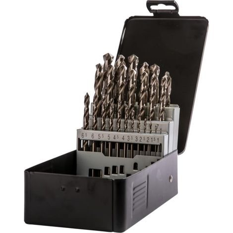 Coffret forets métal - Radix - HSS-G DIN 338 affûté - 1-13 mm x 0.5 (25 pièces)