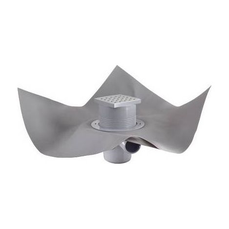 SET PER DOCCIA A PAVIMENTO "GULLY Q" CON GRIGLIA E FOGLIO TEA Misura: Foglio 1500 x 1800 mm