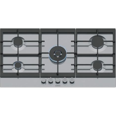 Piano cottura a gas da 90 cm con 5 fuochi, 12500 W - EC9A5RI90 - Siemens