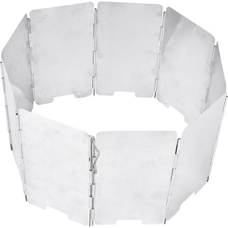 Pare-vent pliable pour réchaud, pare-vent en alliage d'aluminium, accessoires de cuisine et de camping pour pique-nique en plein air (1/5)