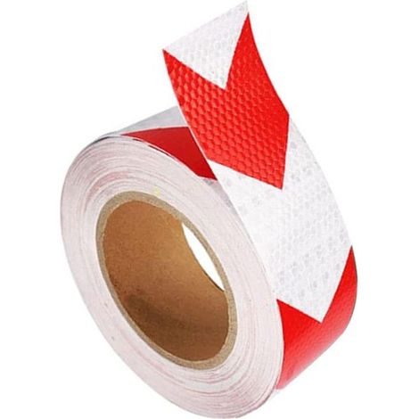 Nastro riflettente 3m x 5cm, nastro riflettente adesivo, nastro riflettente di avvertimento, nastro riflettente di sicurezza