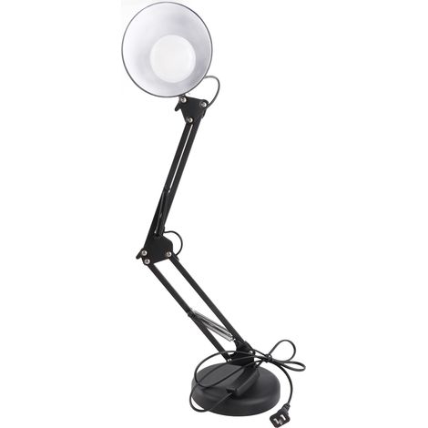 Ortviai Lampe de bureau pliable avec pince LED 9 W, protection des yeux, 3 couleurs réglables, noir (1/5)