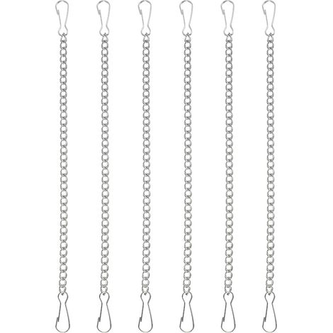 piezas de cadena colgante, gancho, hierro, longitud variable, tablero de exhibición (1/5)