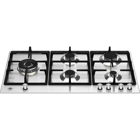 Bertazzoni La Germania P905LLAGX. Colore del prodotto: Acciaio inox, Posizionamento dell'apparecchio: Da incasso, Tipo di piano cottura: Gas. Tipo di controllo: Manopola, Posizione di controllo: Fr... (1/3)