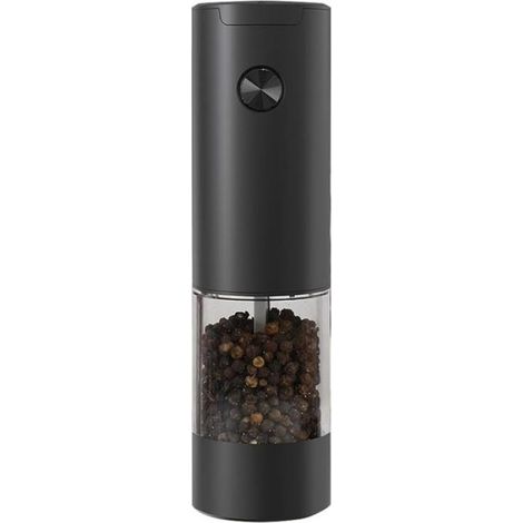 1 Moulin à poivre, 5 niveaux de réglage, lame en céramique, lumière LED, pour cuisine et barbecue (1/5)