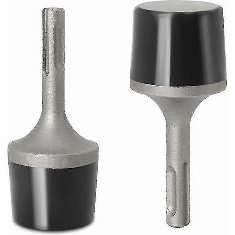 Lot de 2 burins SDS-Plus pour surfaces céramiques et métalliques - Accessoire pour marteau perforateur (1/5)