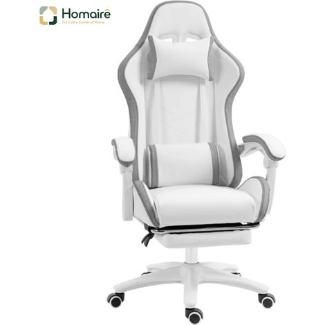 Weißer Nylonsessel 65 x 65 x 129 cm HOMAIRE (1/5)
