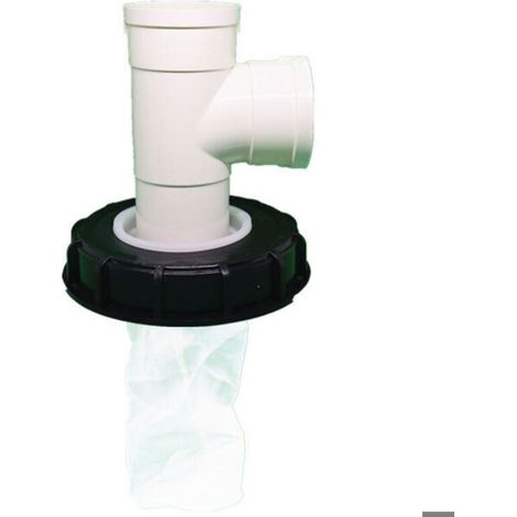 Couvercle de Réservoir IBC avec Filtre en Nylon Lavable pour Réservoir d'eau de Pluie IBC 1000litres,Filtre À Couvercle té vertical (1/4)