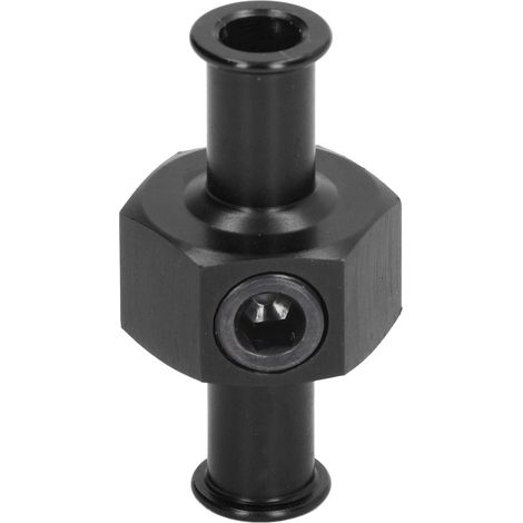 Kraftstoffdruckmesser-T-Stück, 3/8-Zoll-Schlauchanschluss, 1/8-Zoll-NPT-Gewinde, universelles Kfz-Zubehör, schwarz (1/5)