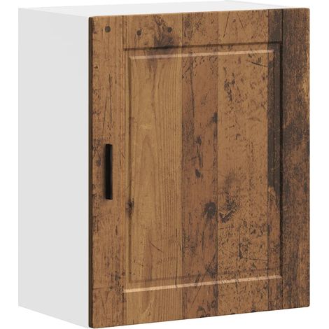 Pensile da cucina a parete Porto con spazio ottimizzato 50 x 31 x 60 cm in legno composito finitura effetto legno anticato 020050358