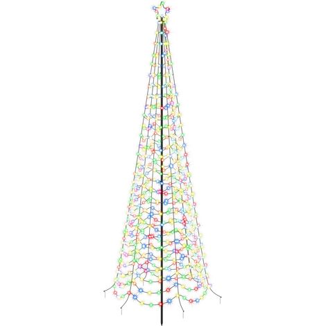 Albero di Natale a spirale LED con picchetto EKENAS 300 cm vidaXL (1/5)
