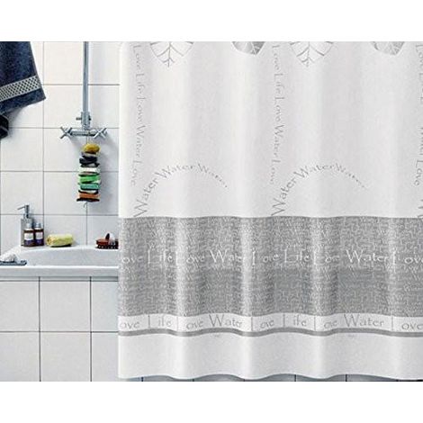 GEDY 7124062930 Cortina Vinilo G-Foglie Stese Plata 240X200 - ref: 7124062930