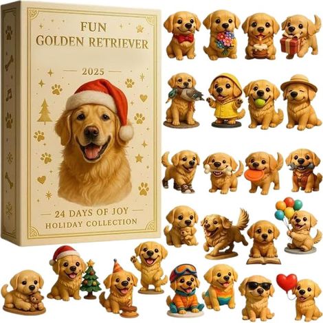 Compte à rebours de Noël - Jouet en acrylique 2D - Calendrier de compte à rebours pour chien - Décoration de Noël Pour les vacances, la maison, le bureau, l'école, les, les (1/5)