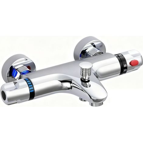 Robinet de lavabo, ensemble de douche en acier inoxydable avec commande et mitigeurs