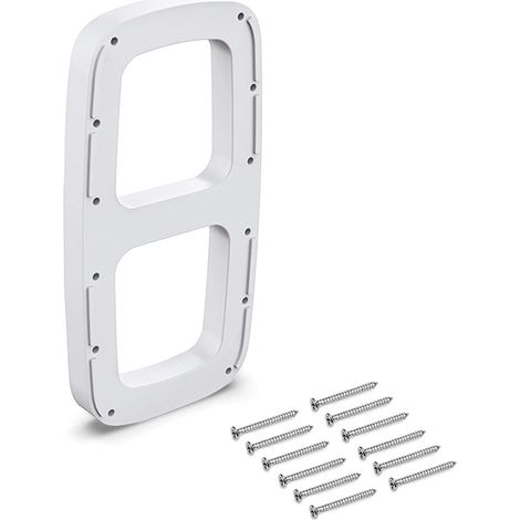 Suppléments latéraux pour Montage de penderie Rabattable, Accessoire latéral, Plastique Couleur Blanc, 2 Un (1/5)