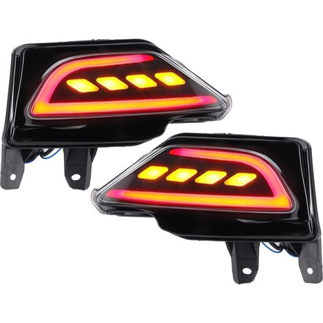 Jeffergarden Paire de feux de pare-chocs arrière LED clignotants pour RAV4 20162018 (1/5)