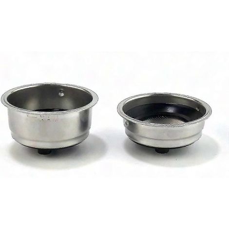 Herausnehmbarer Kaffeefilter aus Edelstahl, Siebkorb für Kaffeemaschine, Bürozubehör, 2er-Set (1/5)
