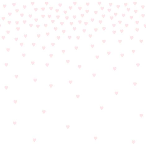 papier peint panoramique confettis de coeurs rose clair  - Origin Wallcoverings (1/5)