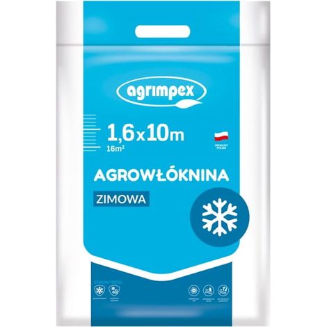 Agrotextile d'hiver épais 1,6 m x 10 m blanc (1/3)