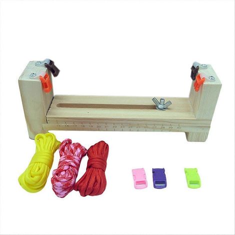 Bracelet d'outils DIY tissé pour établi, longueur réglable, manuel, en bois, D (1/5)