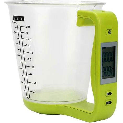 [KK] Balance de cuisine numérique avec tasse à mesurer-