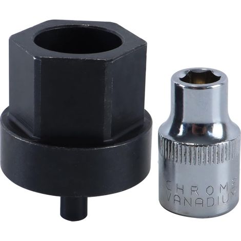 Outil de démontage de moyeu d'embrayage de compresseur de climatisation, extracteur de moyeu d'entraînement compatible avec Denso 5SE09C 5SE12C 5SEL12C 5SL12C 6SEL14C (1/5)