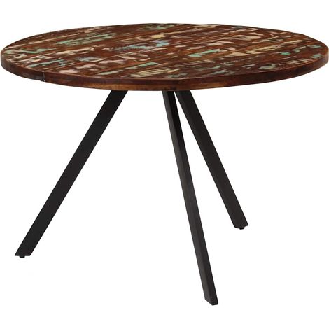 Maison Exclusive - Table à manger 110x75 cm Bois massif de récupération (1/5)