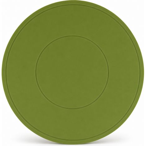 dessous-de-plat isolant vert renforcé en silicone alimentaire (1/5)