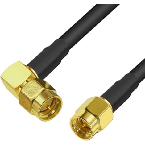 Cable de antena con conector SMA / conector SMA RA LMR240 de 2 m