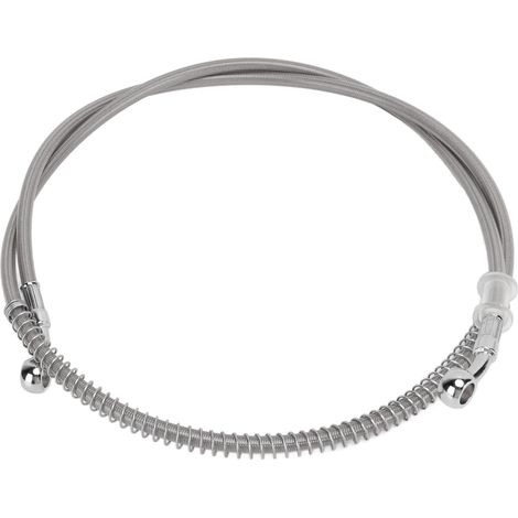 130 cm langer Motorradbremsschlauch aus PVC und Stahl, feinfühliger Kupplungsschlauch, universell für Motorräder (1/5)