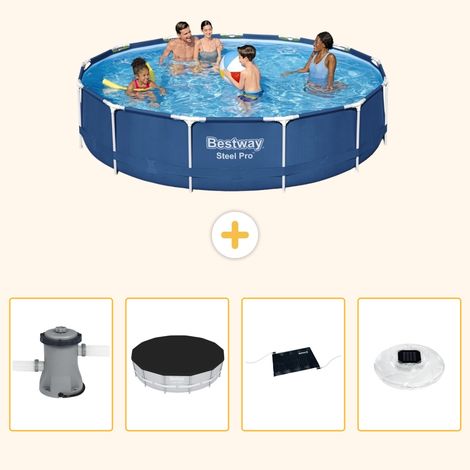 Bestway Bestway Steel Pro Ronde - 396x84 cm - 5-pièces  S328 (1/5)
