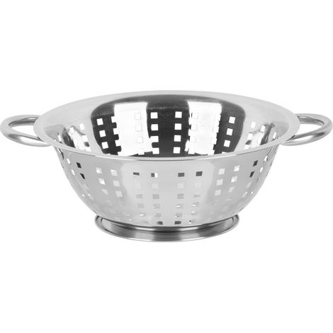 Sieb MagicHome, 24 cm, quadratische Löcher, Edelstahlsieb