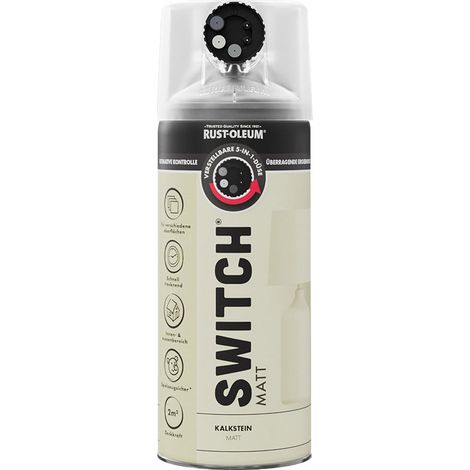 Rust-Oleum Sprühlack Switch 400 ml kalkstein matt Lackspray (1/2)