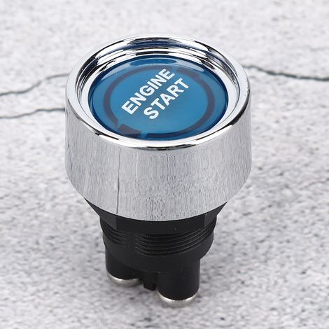 LED-Motorstartschalter, Zündstarter, Motorstart-Stopp-Knopf für Wohnmobile und Rennwagen (Blau) (1/5)