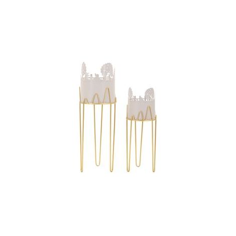 Ensemble de 2 supports pour vase en forme d'arbre, ø 27x79 - 22,8x62 (1/5)