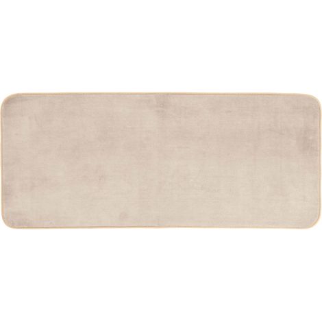 Tapis de bain 50 x 120 cm Vitamine Unie taupe (1/5)