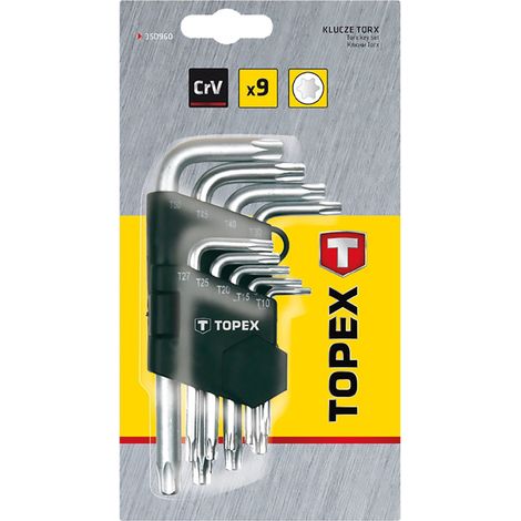 Chiavi Torx Topex 9 Pezzi