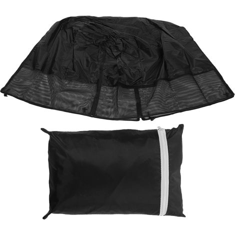Housse de caisse respirante pour chien, maille Oxford, Protection de niche de Ventilation pour caisses métalliques de 42 pouces, noire (1/5)