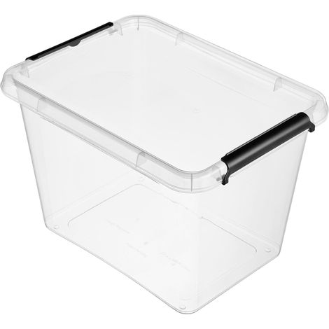 Mömax Box mit Deckel Sven Transparent ca. 19l (1/2)