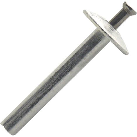 Remaches expansibles de golpe con cabeza grande de aluminio/acero inoxidable A2 DNX48 Ø4,8x25mm - Caja de 500