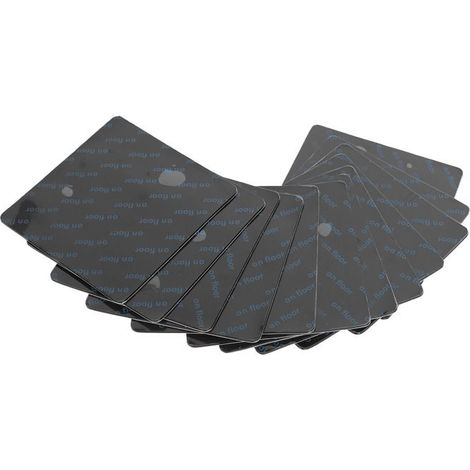 Autocollants de tapis - Fafeicy Pack 12 - Antidérapant - Lavable & Imperméable - Blanc intérieur (1/5)