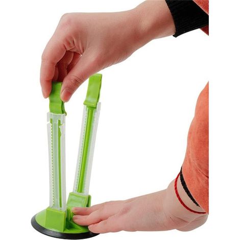 Soporte para bolsas de cocina con clip, soporte para bolsas de alimentos de ABS, estante de almacenamiento plegable, 10,4 x 26,9 cm (1/5)